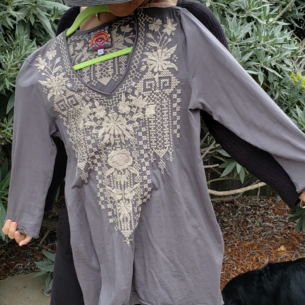 Johnny Was peasant shirt
